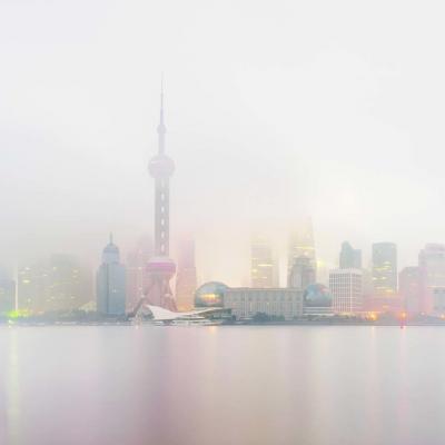 David Burdeny Shanghai Skyline Dawn China