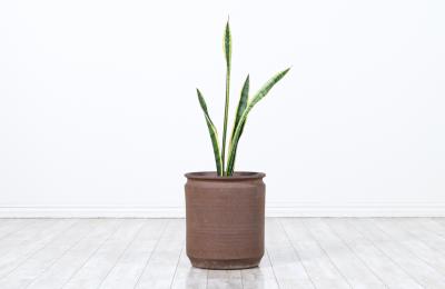 David Cressey California Modern Pro Artisan Stoneware Planter by David Cressey