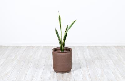David Cressey California Modern Pro Artisan Stoneware Planter by David Cressey