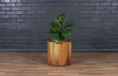 David Cressey Californian Modern Flame Glaze Planter by David Cressey Robert Maxwell