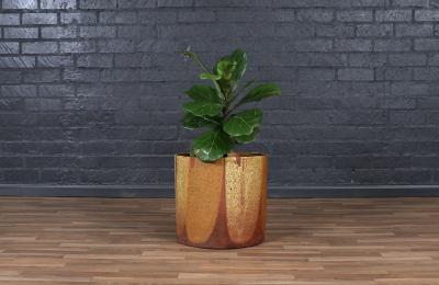 David Cressey Californian Modern Flame Glaze Planter by David Cressey Robert Maxwell