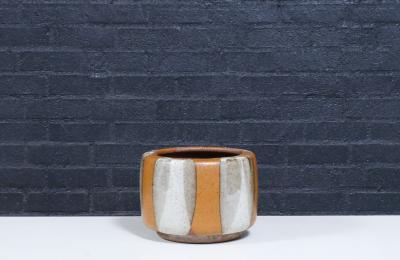 David Cressey Californian Pro Artisan Flame Glaze Tire Planter by David Cressey John Follis