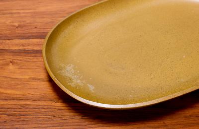 David Cressey David Cressey Pro Artisan Stoneware Platter for Architectural Pottery