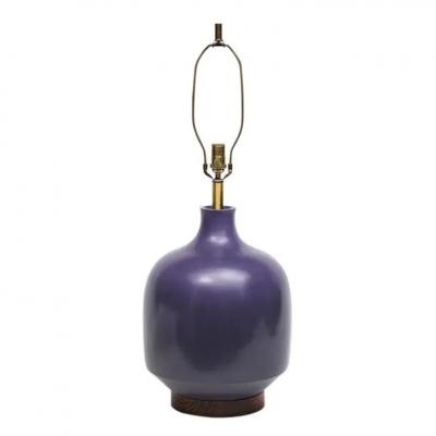 David Cressey David Cressey Table Lamp Glazed Ceramic Violet