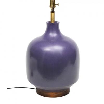 David Cressey David Cressey Table Lamp Glazed Ceramic Violet