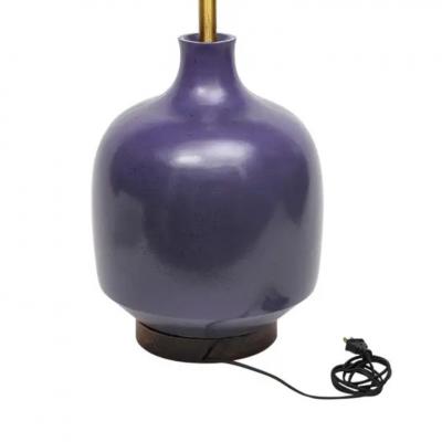 David Cressey David Cressey Table Lamp Glazed Ceramic Violet