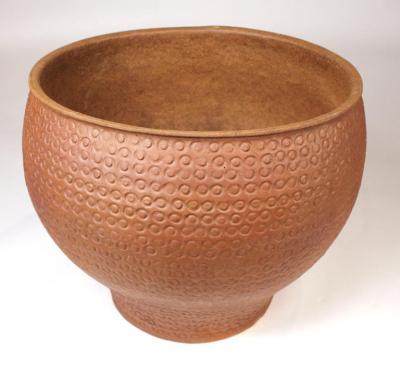 David Cressey Unglazed Cheerio Ceramic Planter for Architectural Pottery