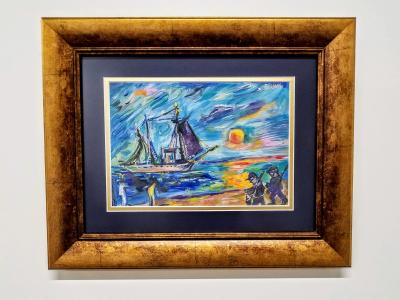 David Davidovich Burliuk David Burliuk Watercolor on paper Untitled