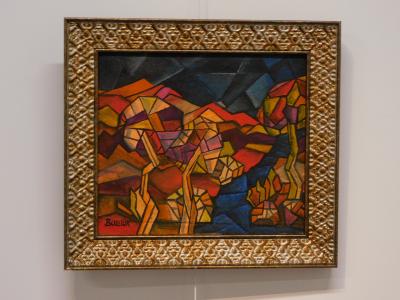 David Davidovich Burliuk David Burliuk untitled abstract oil on canvas