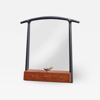 David Ebner Mirror with Drawers by David Ebner