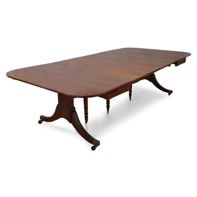 David Edwards Early 19th Century Cumberland Mahogany Dining Table by David Edwards