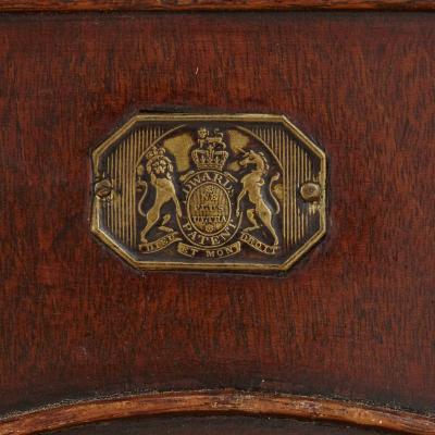 David Edwards Early 19th Century Cumberland Mahogany Dining Table by David Edwards