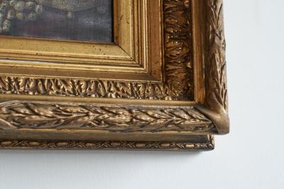 David Emile Joseph de Noter David Emile Joseph de Noter Still Life with Roses Oil on Panel Belgium