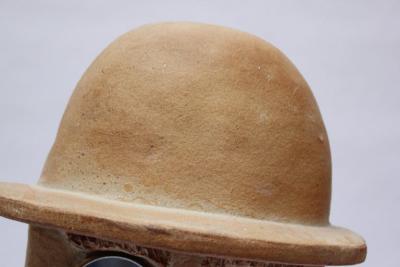 David Gill David Gil for Bennington Potters Mans Face Ceramic Sculpture on Base