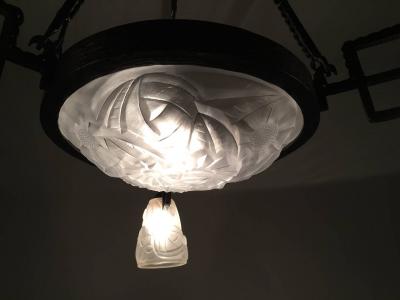 David Gueron Degue Degue French Deco Chandelier