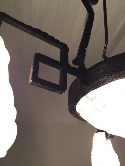 David Gueron Degue Degue French Deco Chandelier