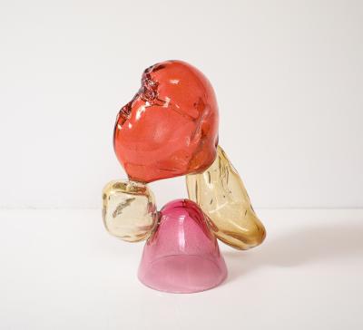 David Haskell 4 pc Glass Assemblage Sculpture 1 by David Haskell