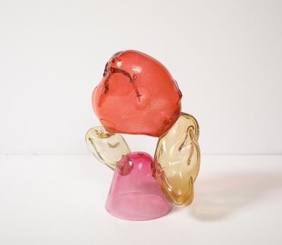 David Haskell 4 pc Glass Assemblage Sculpture 1 by David Haskell