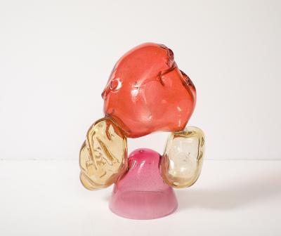 David Haskell 4 pc Glass Assemblage Sculpture 1 by David Haskell