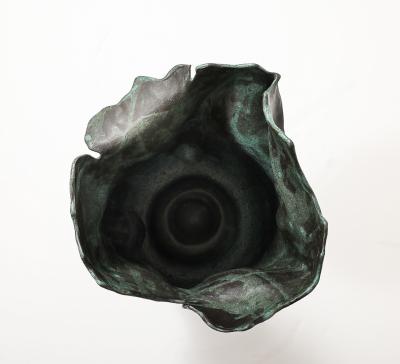 David Haskell Large Pedestal Vase 2 by David Haskell