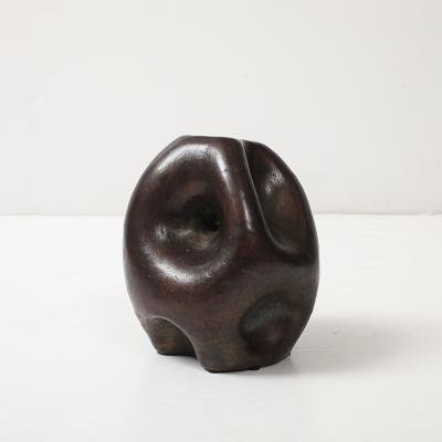 David Haskell Pierced Amorphic Sculpture in Bronze by David Haskell