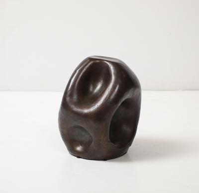 David Haskell Pierced Amorphic Sculpture in Bronze by David Haskell