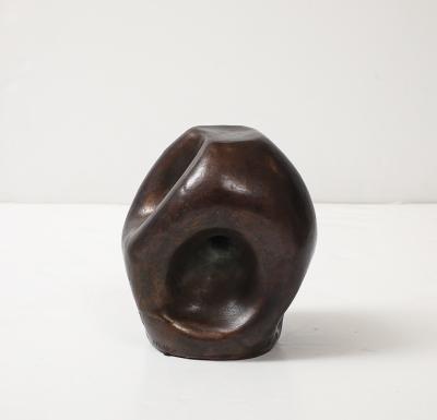 David Haskell Pierced Amorphic Sculpture in Bronze by David Haskell
