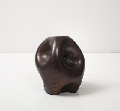 David Haskell Pierced Amorphic Sculpture in Bronze by David Haskell