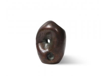 David Haskell Pierced Amorphic Sculpture in Bronze by David Haskell