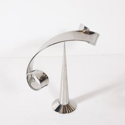 David Herschler Mid Century Modernist Elijah David Herschler Chrome Kinetic Sculpture