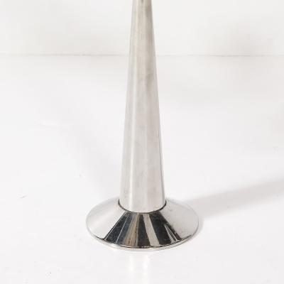 David Herschler Mid Century Modernist Elijah David Herschler Chrome Kinetic Sculpture