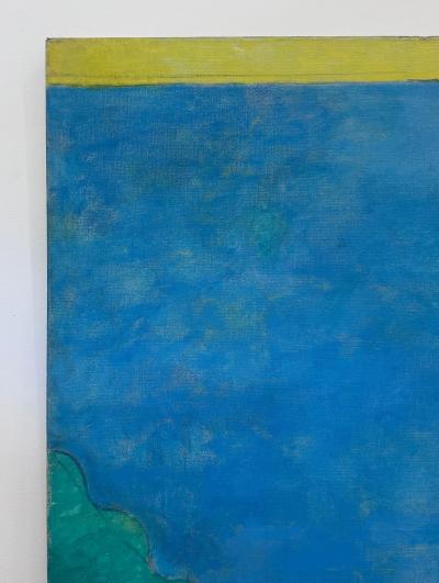David Hockney Monumental Michael Decain Abstract Landscape Painting Hockney Style