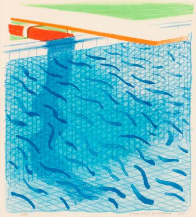 David Hockney Paper Pools by David HOCKNEY