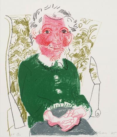 David Hockney Portrait of Mother I