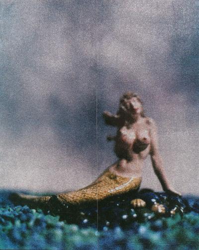 David Levinthal David Levinthal Large Unique Metallic Tinted Mermaid Print 1993