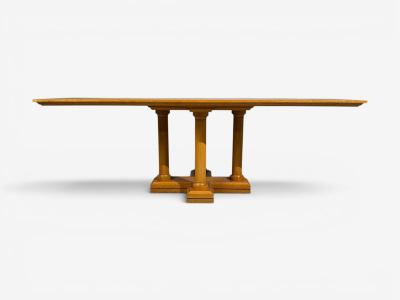David Linley David Linley Inlaid Dining Table Burlwood Oak United Kingdom 2000s