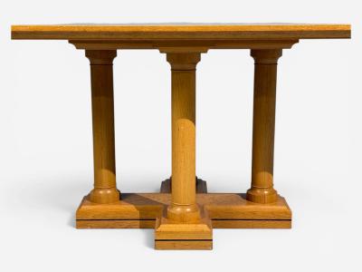 David Linley David Linley Inlaid Dining Table Burlwood Oak United Kingdom 2000s
