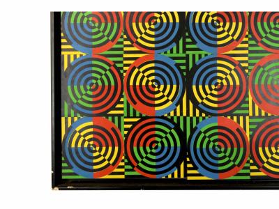 David Lipszyc Kinetic painting by David Lipszyc 1969