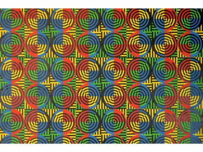 David Lipszyc Kinetic painting by David Lipszyc 1969