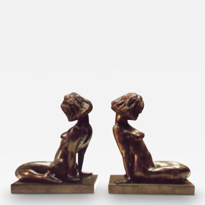 David Mackay Harrison Sitting Girl Bookends 2 100 