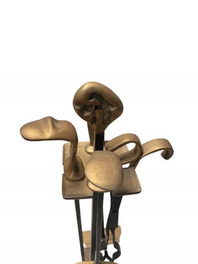 David Marshall 1970s Sculptural mantles by David Marshall