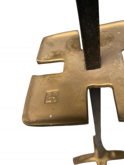 David Marshall 1970s Sculptural mantles by David Marshall