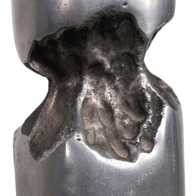David Marshall Marshall Disenos sculpture Brutalist candlestick by David Marshall 1980