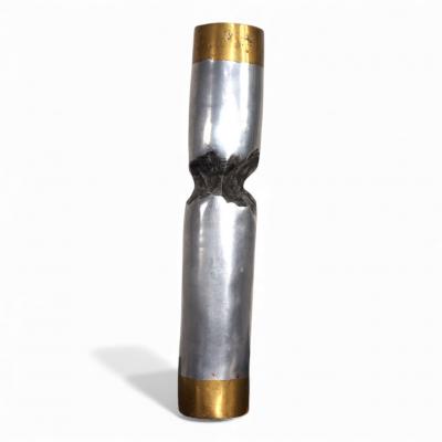 David Marshall Marshall Disenos sculpture Brutalist candlestick by David Marshall 1980