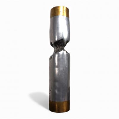 David Marshall Marshall Disenos sculpture Brutalist candlestick by David Marshall 1980
