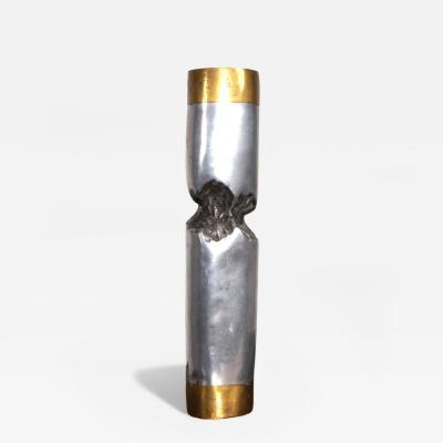 David Marshall Marshall Disenos sculpture Brutalist candlestick by David Marshall 1980