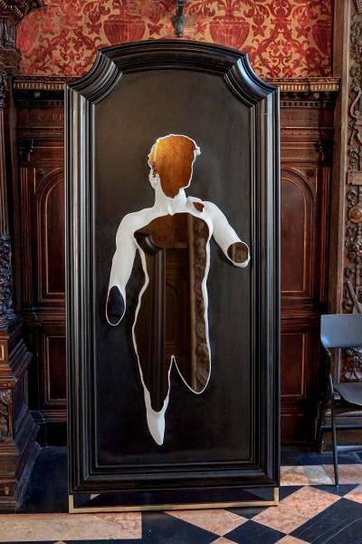 David Mirror Sculpture Augmented Reality by Eduard Locota