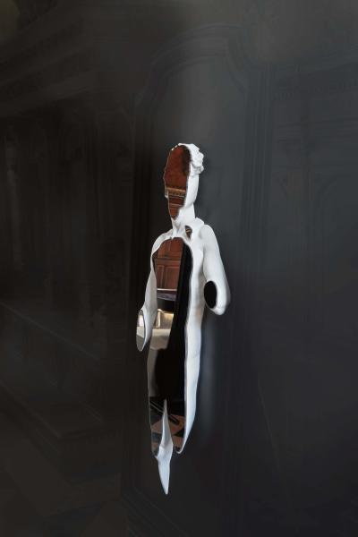 David Mirror Sculpture Augmented Reality by Eduard Locota