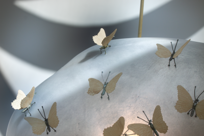 David Nosanchuk Butterfly Asteroid Illuminated Sculpture