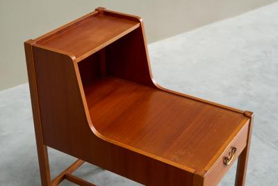 David Rosen David Ros n Pair of Nordiska Kompaniet Nightstands in Teak Sweden 1952